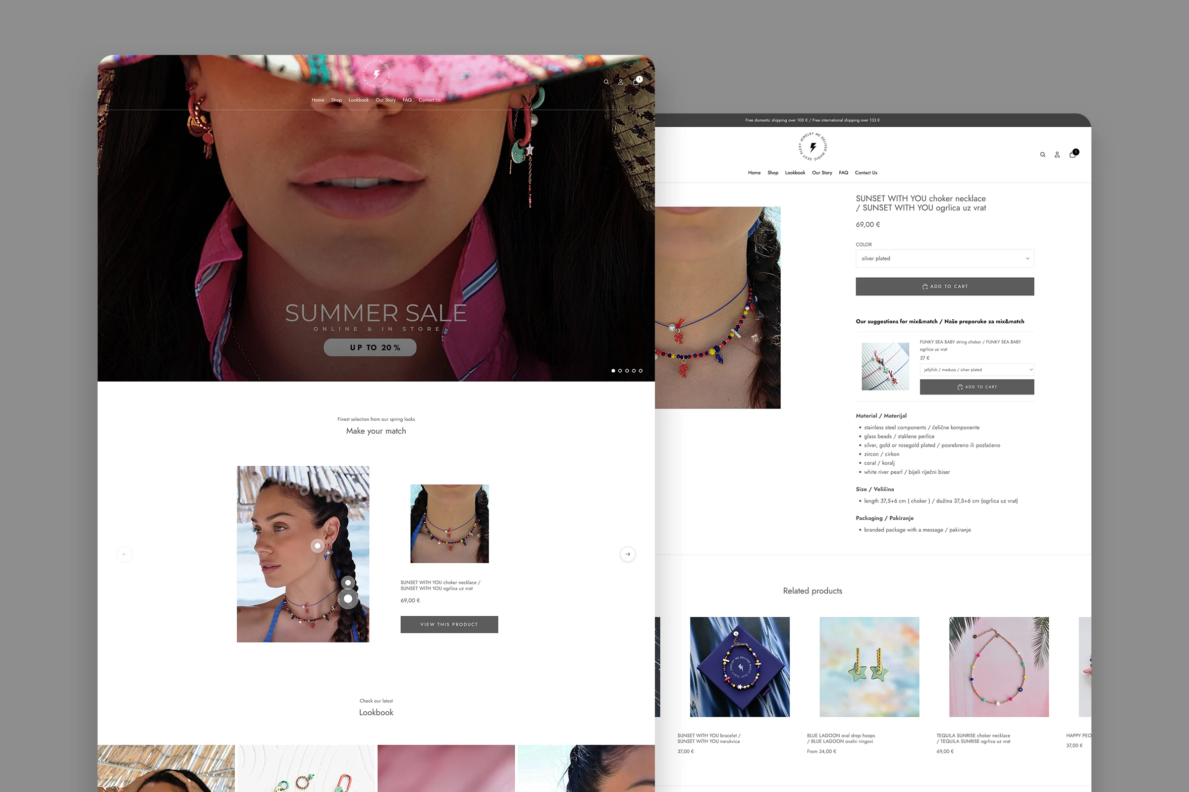 The Sexy Plexy home page, shown in a browser window.
